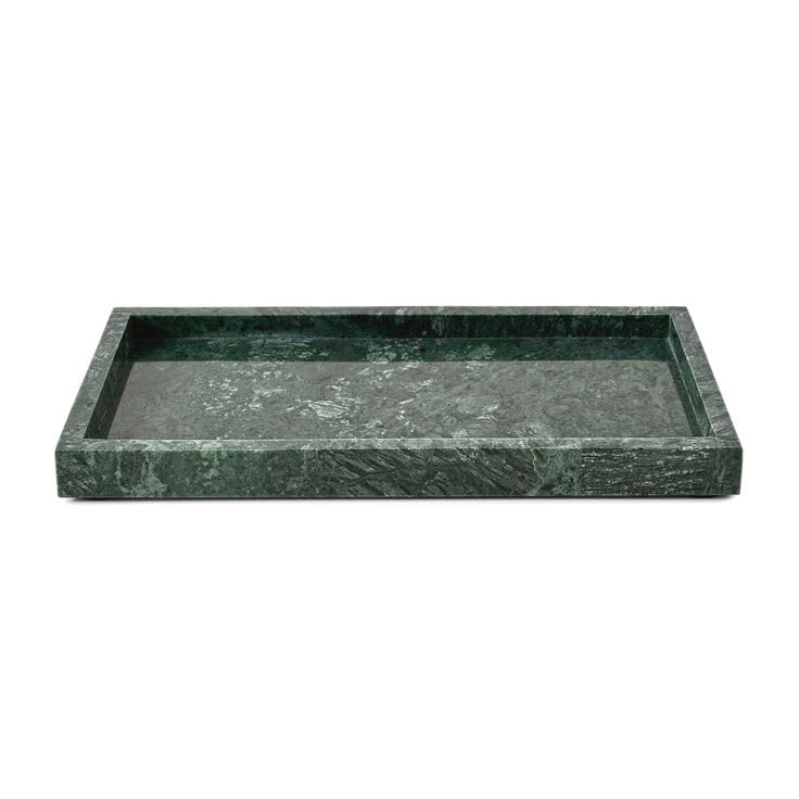 Handcrafted natural marble serving tray and platter on Rajasthani Duniyaa.