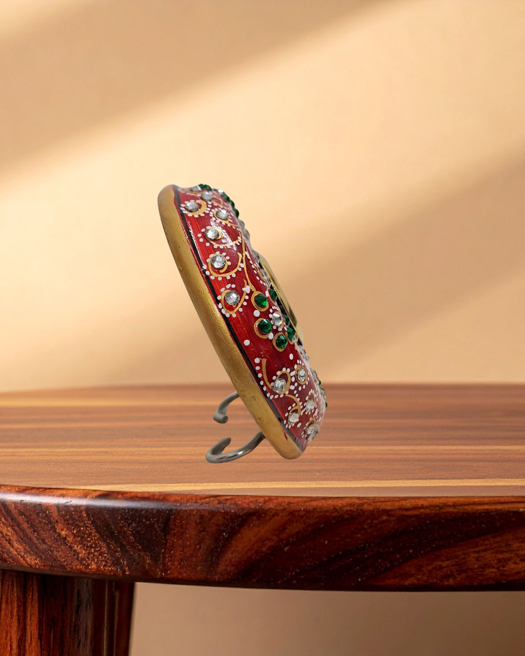 Rajasthani Duniyaa Handcrafted Marble Pin Watch – Minimal Classic Design