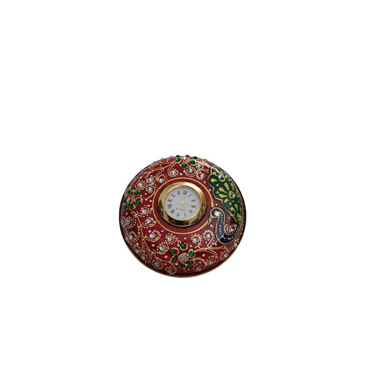 Rajasthani Duniyaa Handcrafted Marble Pin Watch – Minimal Classic Design